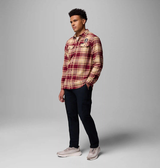 Men's Collegiate Flare Gun Flannel Long Sleeve Shirt - Florida State