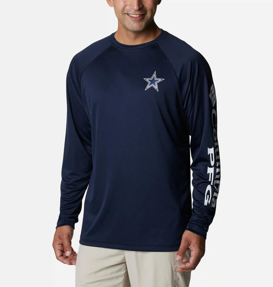 Men's PFG Terminal Tackle Long Sleeve Shirt - Tall - Dallas