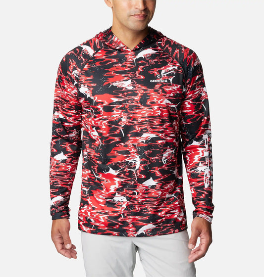 Men's Collegiate PFG Super Terminal Tackle Hoodie - Georgia