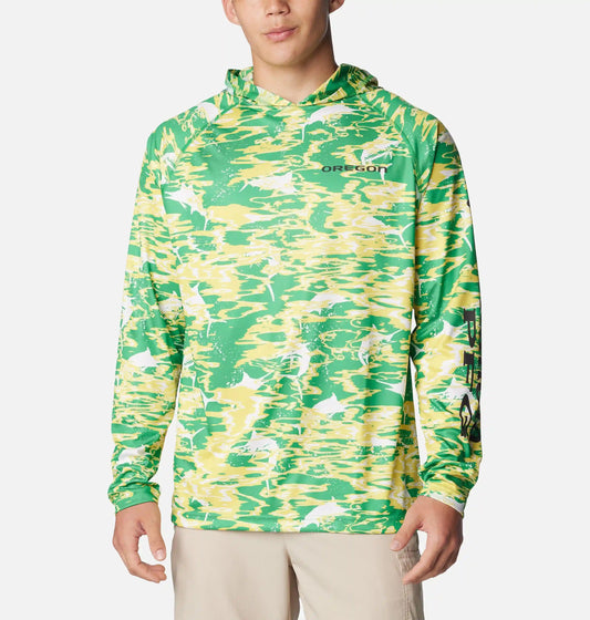 Men's Collegiate PFG Super Terminal Tackle Hoodie - Oregon