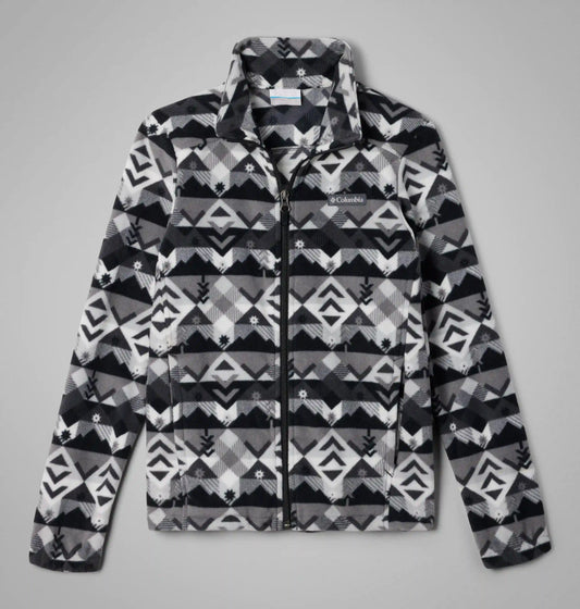 Boys' Castle Dale Printed Full Zip Fleece