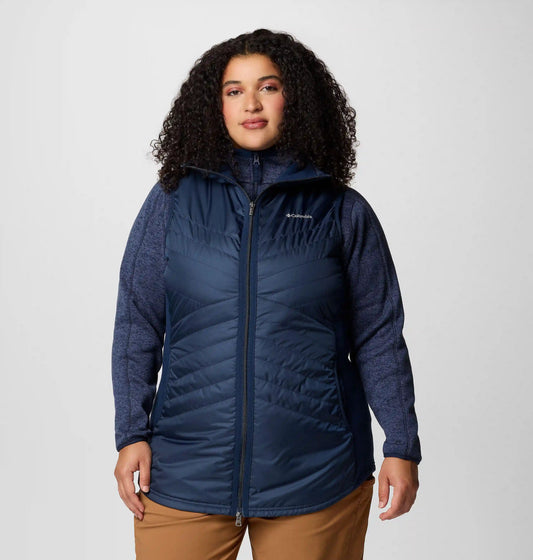 Women's Mix It Around Long Vest II - Plus Size
