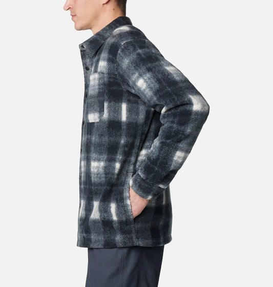 Men's Steens Mountain Printed Fleece Shirt Jacket II - Tall