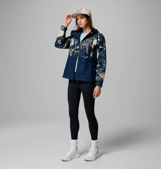 Women's Hikebound Printed Rain Jacket
