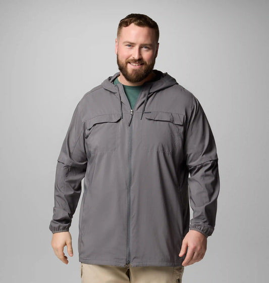 Men's Skien Valley Hooded Long Sleeve Shirt - Big