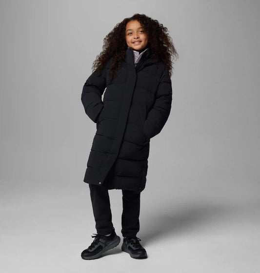 Girls' Amaze Puff Long Hooded Jacket