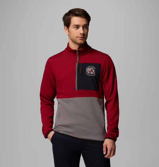 Men's Collegiate Columbia Hike Half Zip Jacket - South Carolina