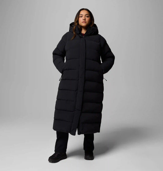 Women's Amaze Puff Long Hooded Jacket - Plus Size