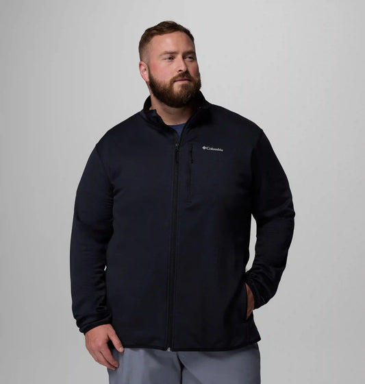 Men's Essential Hike Grid Fleece Full Zip Jacket - Big
