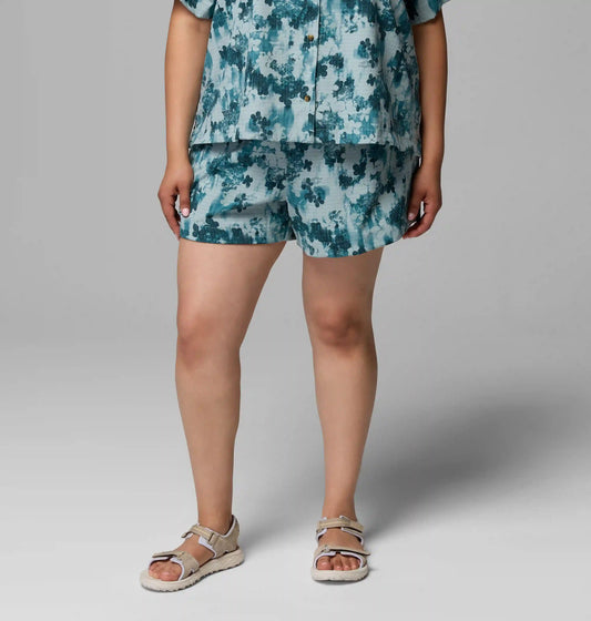 Women's Sucker for Summer Print Shorts - Plus Size