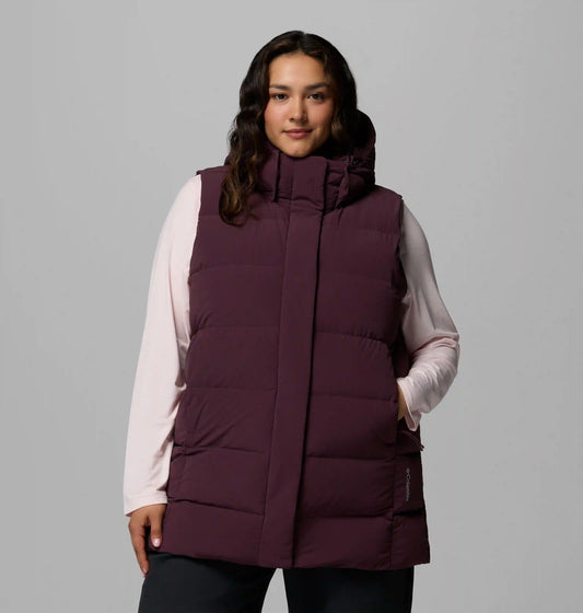 Women's Amaze Puff Mid Hooded Vest - Plus Size