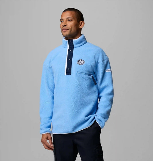 Men's Collegiate Helvetia Half Snap Fleece - North Carolina