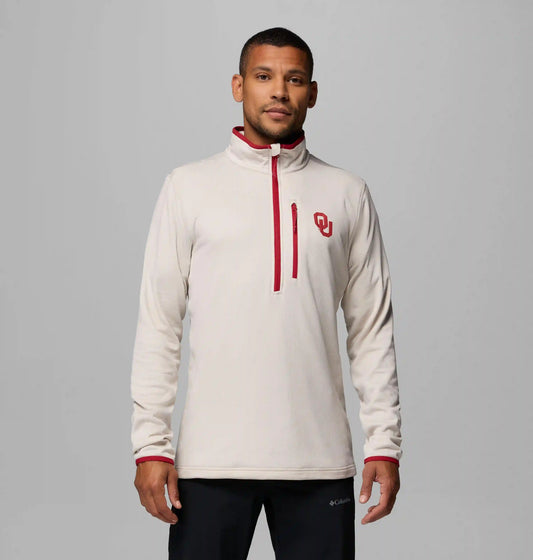 Men's Collegiate Essential Hike Grid Fleece Half Zip - Oklahoma