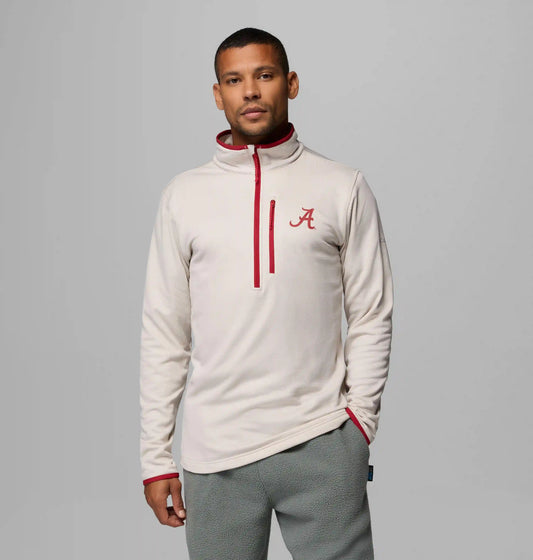 Men's Collegiate Essential Hike Grid Fleece Half Zip - Alabama