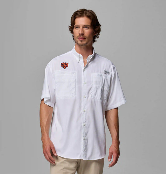Men's PFG Tamiami Short Sleeve Shirt - Chicago Bears