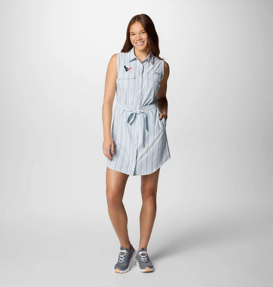 Women's PFG Sun Drifter Woven Dress II - Houston Texans