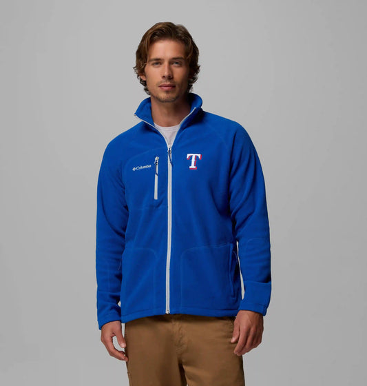 MLB Fast Trek II Full Zip Fleece - Texas Rangers